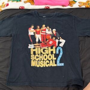 High School Musical 2 Black T-Shirt